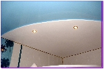 Натяжные потолки как элементы дизайна фото 2 полукруг