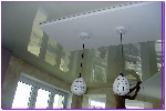 Натяжные потолки как элементы дизайна фото 4 с гкл вид слева