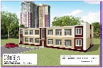Проект школы с отделкой фасада Изосайдингом